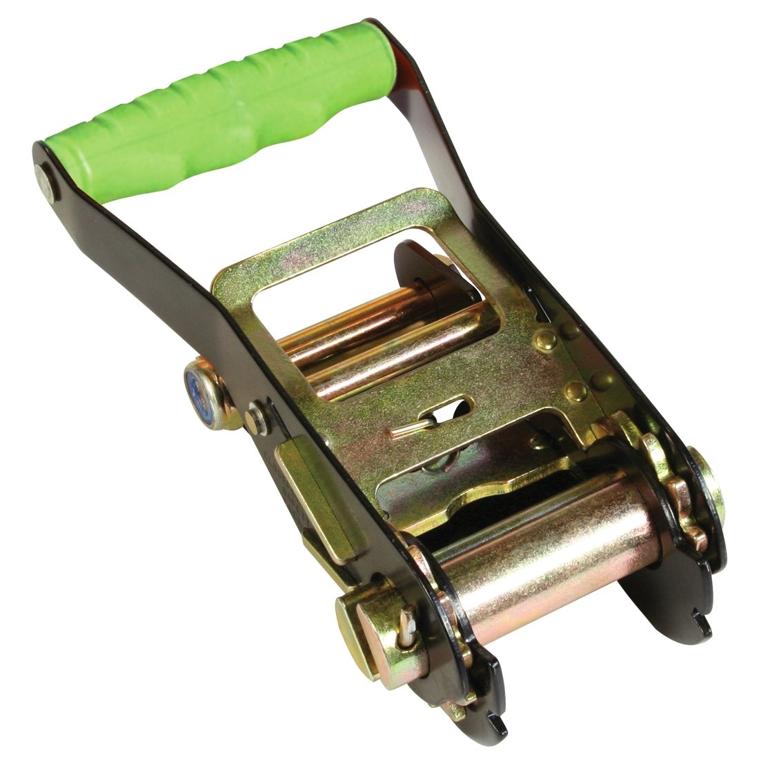VULCAN Ratchet Buckle - 2 Inch Wide Handle - High-Viz - 3,300 Pound Safe Working Load - Pack of 4