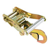 VULCAN Car Tie Down with Snap Hooks - Flat Bed Side Rail - 3,300 Pound Safe Working Load