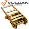 VULCAN Ratchet Buckle - 4 Inch Long Handle - 8,000 Pounds