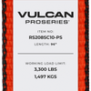 VULCAN Snap Hook Car Tie Down With Flat Chain Tail Ratchet  96 Inch - 3,300 Pound Safe Working Load
