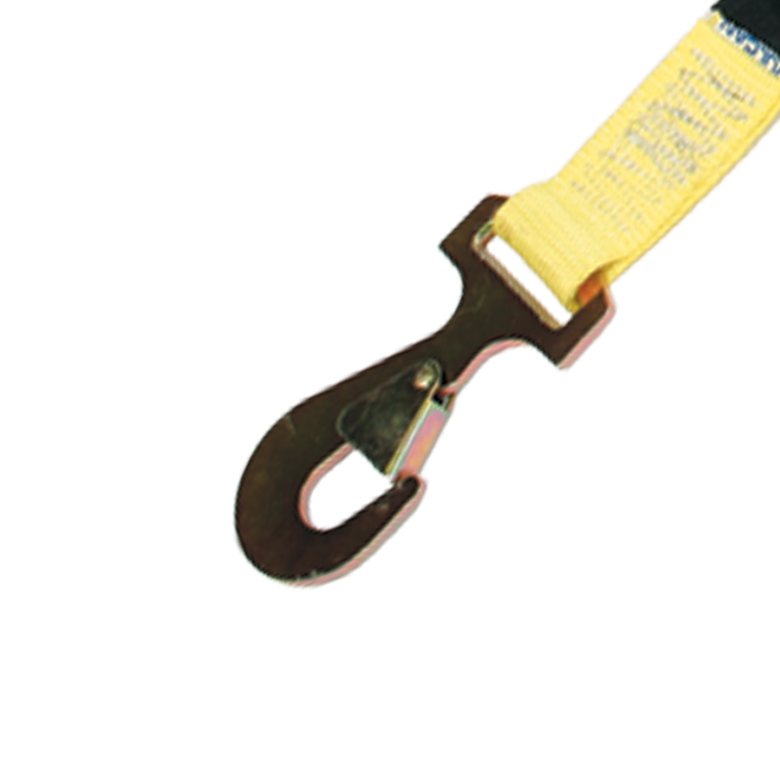 VULCAN Car Tie Down with Flat Chain Tail Ratchet - Snap Hook - 96 Inch - 3,300 Pound Safe Working Load