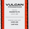 VULCAN Car Tie Down with Twisted Snap Hooks - 2 Inch x 96 Inch - 2 Pack - PROSeries - 3,300 Pound Safe Working Load