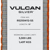 VULCAN Ratchet Strap with Wire Hooks - 2 Inch - 3,300 Pound Safe Working Load