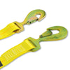 VULCAN Ratchet Strap with Snap Hooks - 2 Inch x 27 Foot - Classic Yellow - 3,300 Pound Safe Working Load