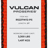 VULCAN Ratchet Strap with Wire Hooks - 2 Inch x 27 Foot - PROSeries - 3,300 Pound Safe Working Load