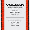 VULCAN Ratchet Strap with Wire Hooks - 2 Inch - 3,300 Pound Safe Working Load
