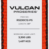 VULCAN Ratchet Strap with Chain Anchors - 2 Inch - 3,600 Pound Safe Working Load