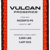 VULCAN Ratchet Strap with Flat Hooks - 2 Inch x 30 Foot - 2 Pack - PROSeries - 3,300 Pound Safe Working Load