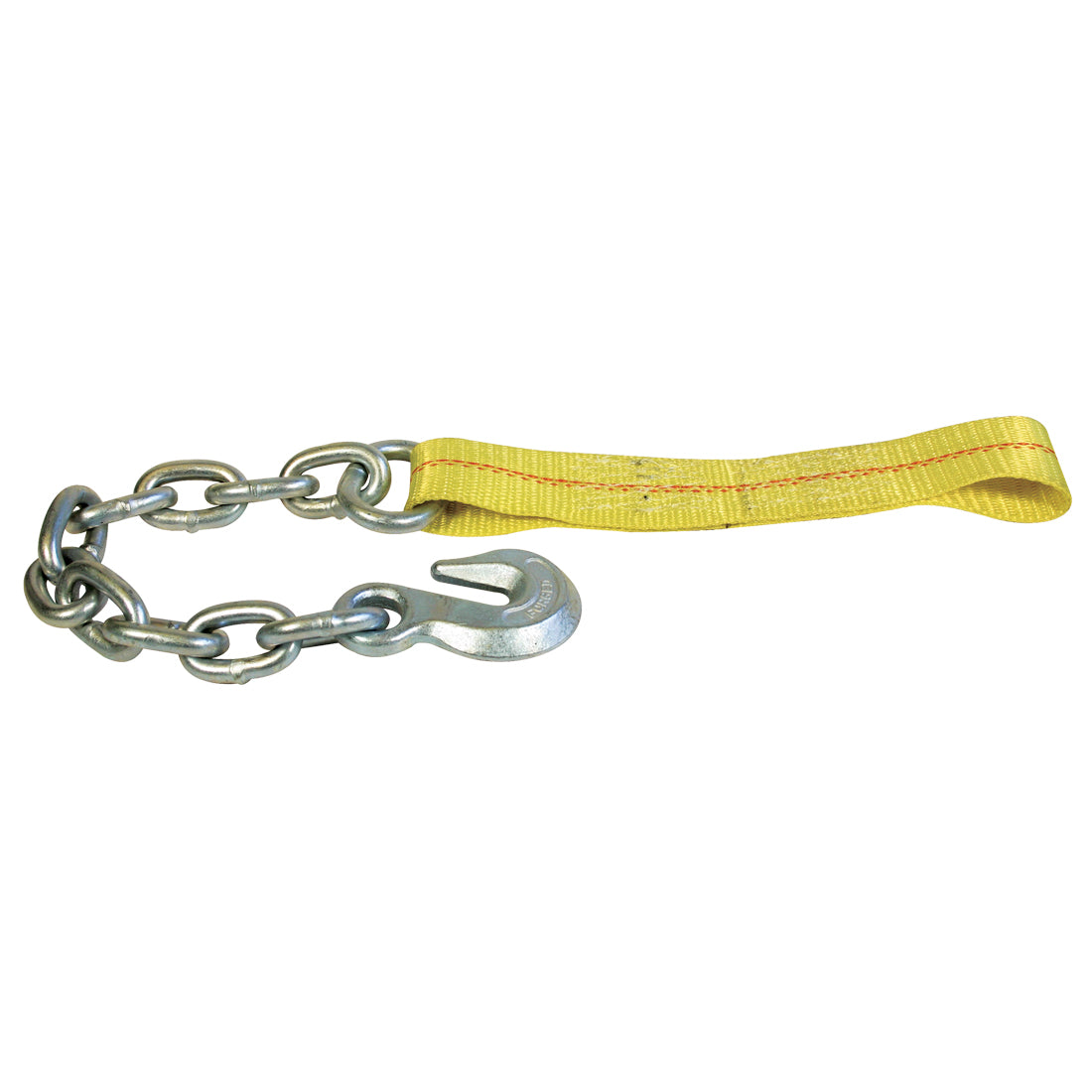 VULCAN Short End Replacement Strap with Chain Anchor - 2 Inch - 3,600 Pound Safe Working Load