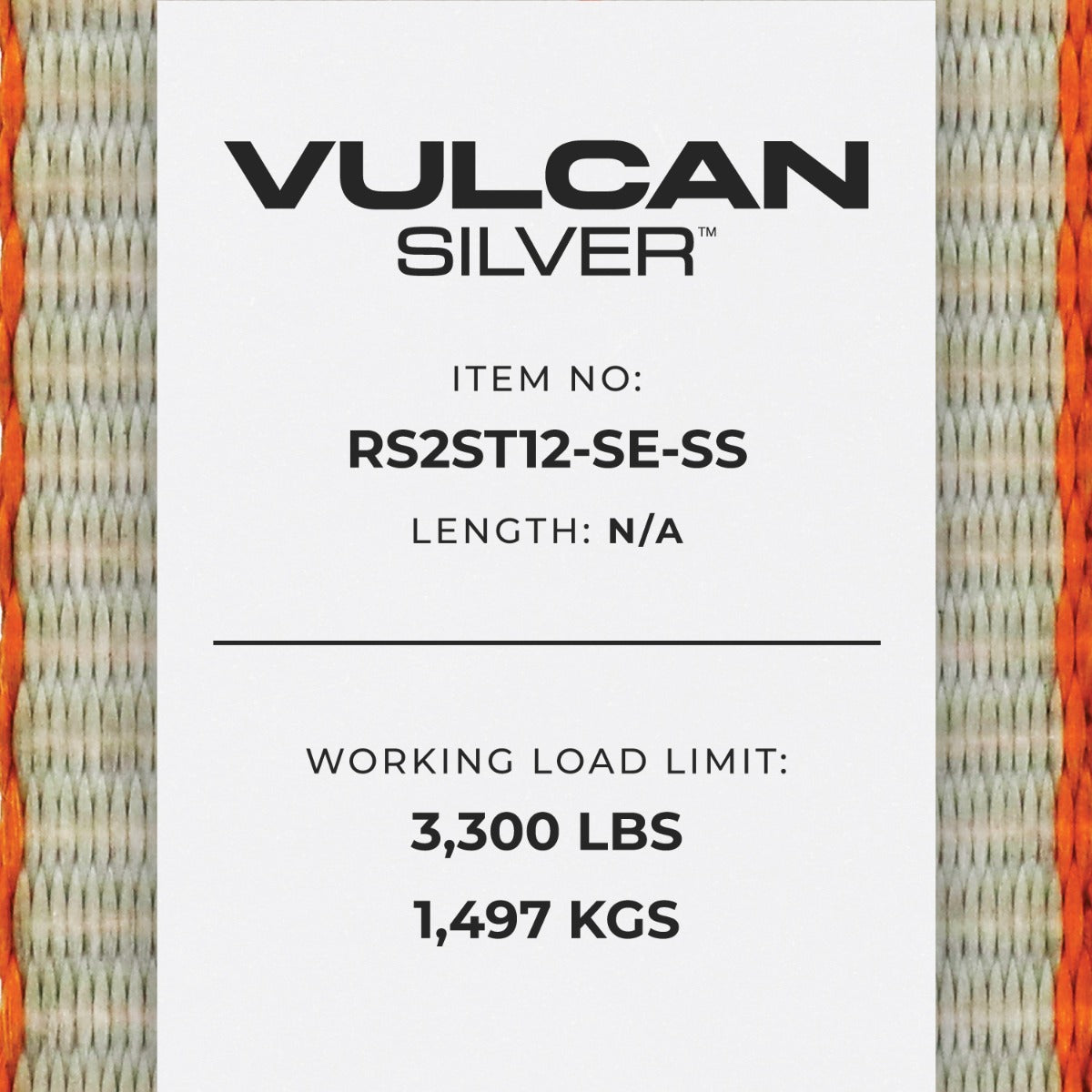 VULCAN Ratchet Short End with Twisted Snap Hook - Silver Series