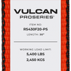 VULCAN Ratchet Strap with Flat Hooks - 4 Inch x 30 Foot - PROSeries - 5,400 Pound Safe Working Load