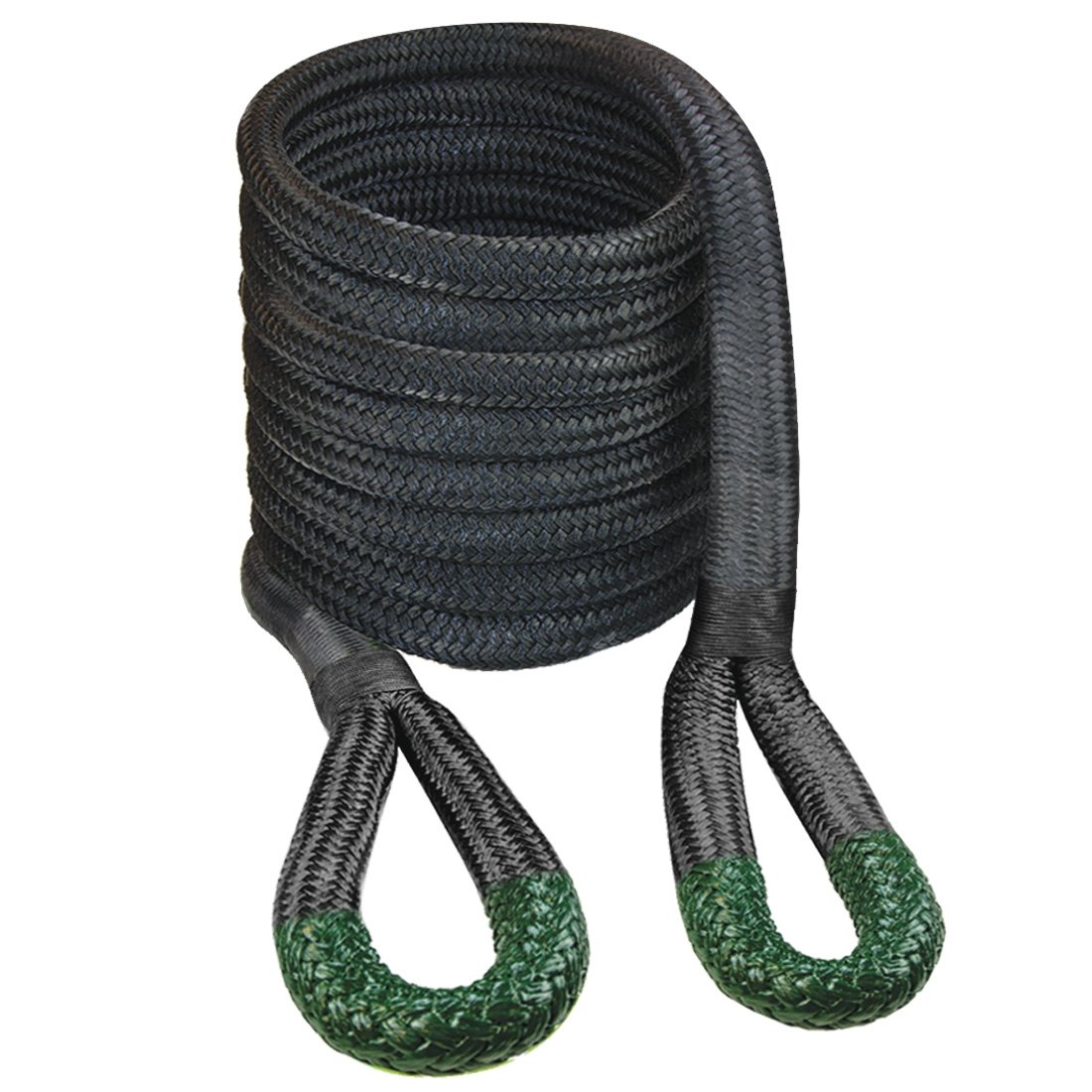 Vulcan Rope VULCAN Off-Road Recovery Rope - 1-1/2 Inch x 30 Foot - Green Eyes ...