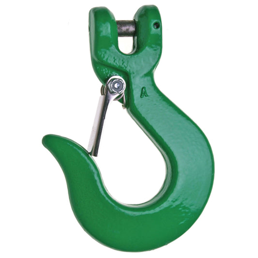 Sling Hook Self Attaching with Latch - 3/8 Inch - Grade 100 - 8,800 Pound Safe Working Load