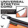 VULCAN Safety Flags With Border - Bright Orange - Mesh - Stretch Cord - 18 Inch x 18 Inch - 2 Pack