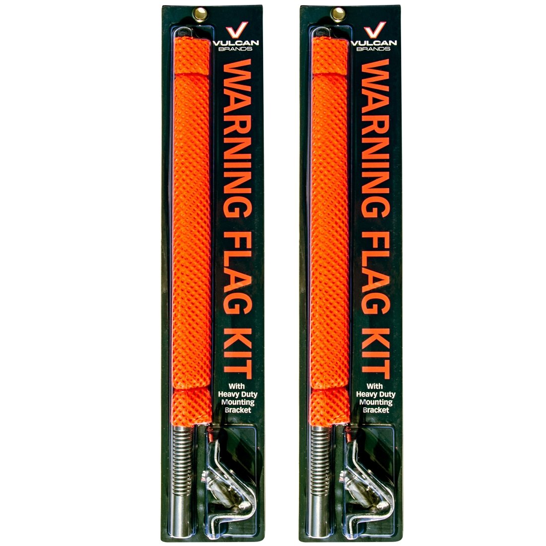 Spring Charging Flag Set VULCAN Heavy Duty Spring Warning Flag Kit with Universal Mounting ...