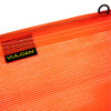 VULCAN Safety Flag with Wire Loop -  Bright Orange - Vinyl Coated Polyester Construction - 18 Inch x 18 Inch - 4 Pack