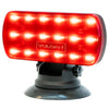 VULCAN High Intensity Magnetic LED Flashers - Red - Run on Four Standard AA Batteries - Include Adjustable Magnetic Base - 4 Pack