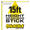 The Original QuickClick Height Stick – Measures Up To 15 Feet – Measure Your Load Before You Hit The Road™