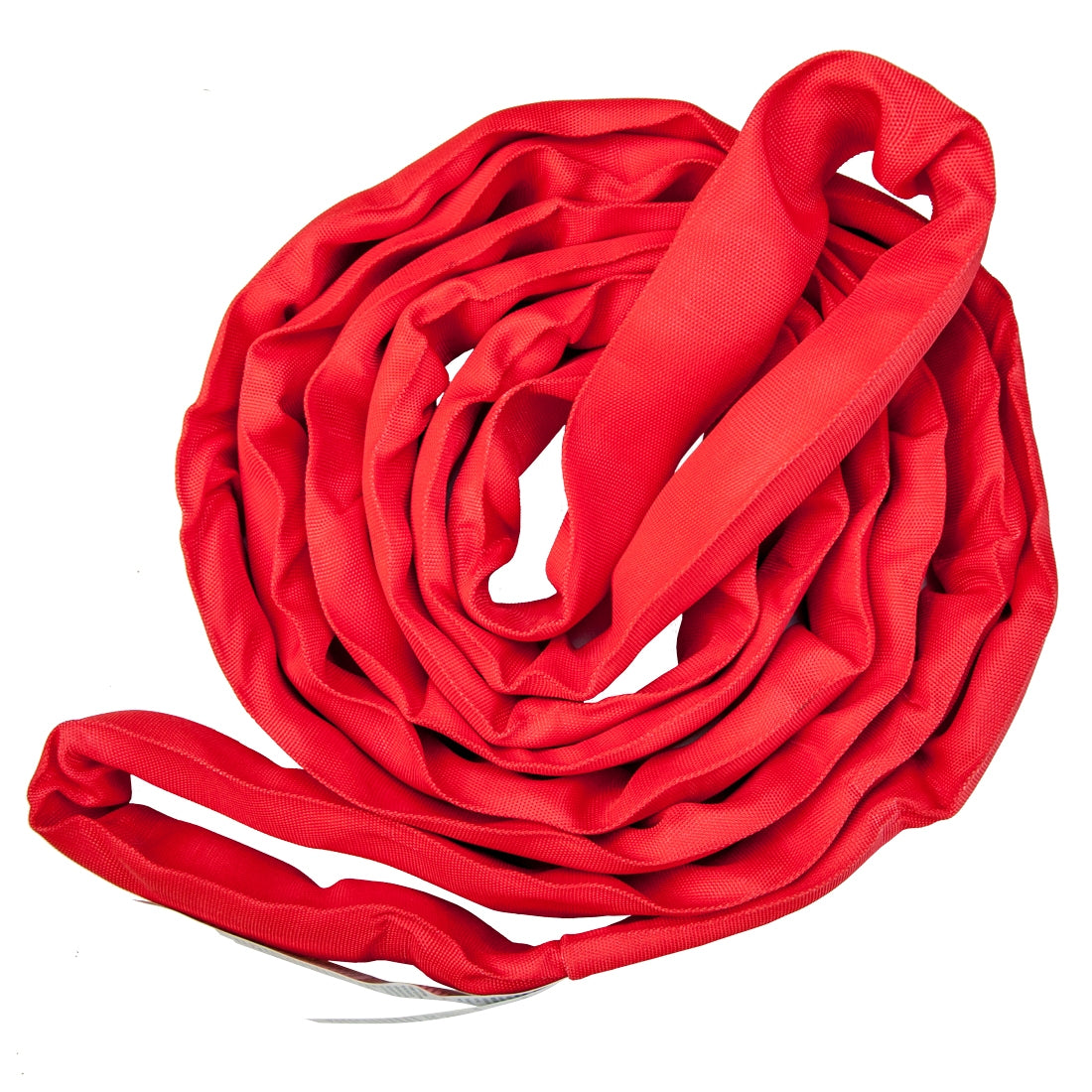 VULCAN Round Sling - Heavy Duty - 12 Foot - Red - Safe Working Load of 13,200 Lbs. (V) - 10,600 Lbs. (C) and 26,400 Lbs. (B)