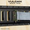 VULCAN E-Track - Horizontal Painted Black Section - 4 Foot - 4 Pack