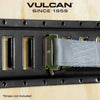 VULCAN E-Track - Horizontal Painted Black Section - 5 Foot - 4 Pack