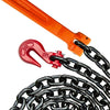 VULCAN Alloy Tow Chain with Forged Long J Hook - Grade 80 - 3/8 Inch x 10 Foot - PROSeries - 7,100 Pound Safe Working Load