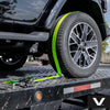 VULCAN Autohauler Car Tie Down System - Rolling Idler Three Cleat - 120 Inch - 3,300 Pound Safe Working Load