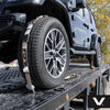 VULCAN Autohauler Car Tie Down System - Rolling Idler Three Cleat - 120 Inch - 3,300 Pound Safe Working Load