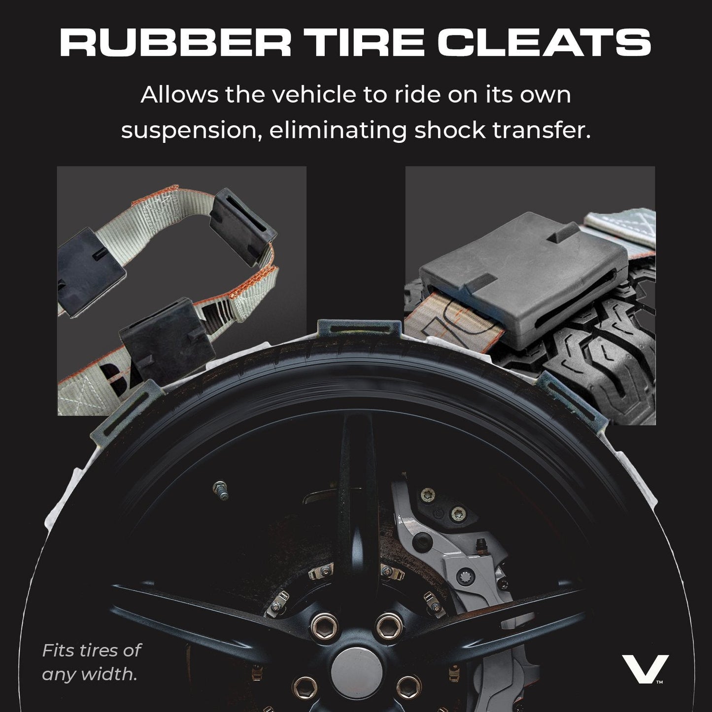 VULCAN Autohauler Car Tie Down System - Rolling Idler Three Cleat - 120 Inch - 3,300 Pound Safe Working Load