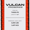 VULCAN Autohauler Car Tie Down System - Rolling Idler - Basket Style - 4 Pack - 120 Inch - PROSeries - 3,300 Pound Safe Working Load