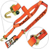 VULCAN Basket Style Autohauler Car Tie Down System with Rolling Idler - 3,300 Pound Safe Working Load