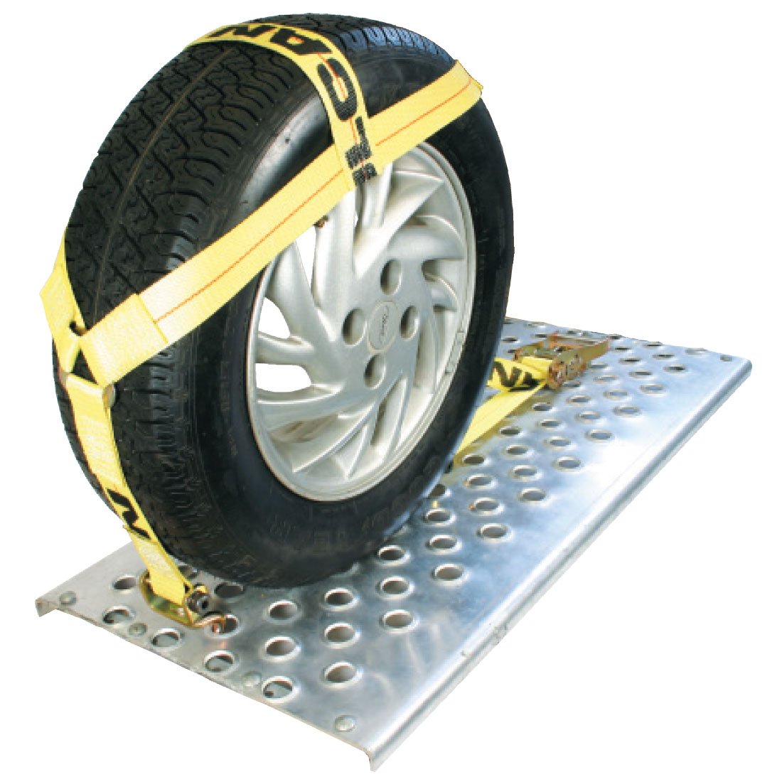 VULCAN Basket Style Autohauler Car Tie Down System with Rolling Idler - 3,300 Pound Safe Working Load