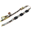 VULCAN Car Tie Down - E Track - Rolling Idler 3-Cleat - 120 Inch - 3,300 Pound Safe Working Load