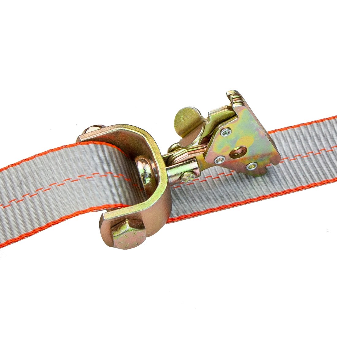 VULCAN Car Tie Down - E Track - Rolling Idler 3-Cleat - 120 Inch - 3,300 Pound Safe Working Load