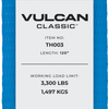 VULCAN Car Tie Downs - E Track Rolling Idler 3-Cleat - 120 Inch - 4 Pack - 3,300 Pound Safe Working Load