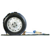 VULCAN Car Tie Downs - E Track Rolling Idler 3-Cleat - 120 Inch - 4 Pack - 3,300 Pound Safe Working Load