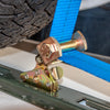 VULCAN Car Tie Down - E Track - Rolling Idler 3-Cleat - 120 Inch - 3,300 Pound Safe Working Load