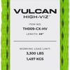 VULCAN Car Tie Down with Chain Anchors - Flat Bed Side Rail - 3,300 Pound Safe Working Load