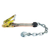 VULCAN Car Tie Down with Chain Anchors - Flat Bed Side Rail - 3,300 Pound Safe Working Load