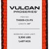 VULCAN Car Tie Down with Chain Anchors - Side Rail - 4 Pack - PROSeries - 3,300 Pound Safe Working Load