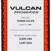 VULCAN Car Tie Down with Chain Anchors - Flat Bed Side Rail - 3,300 Pound Safe Working Load