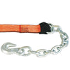 VULCAN Car Tie Down with Chain Anchors - Flat Bed Side Rail - 3,300 Pound Safe Working Load