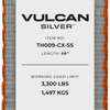 VULCAN Car Tie Down with Chain Anchors - Side Rail - 4 Pack - Silver Series - 3,300 Pound Safe Working Load