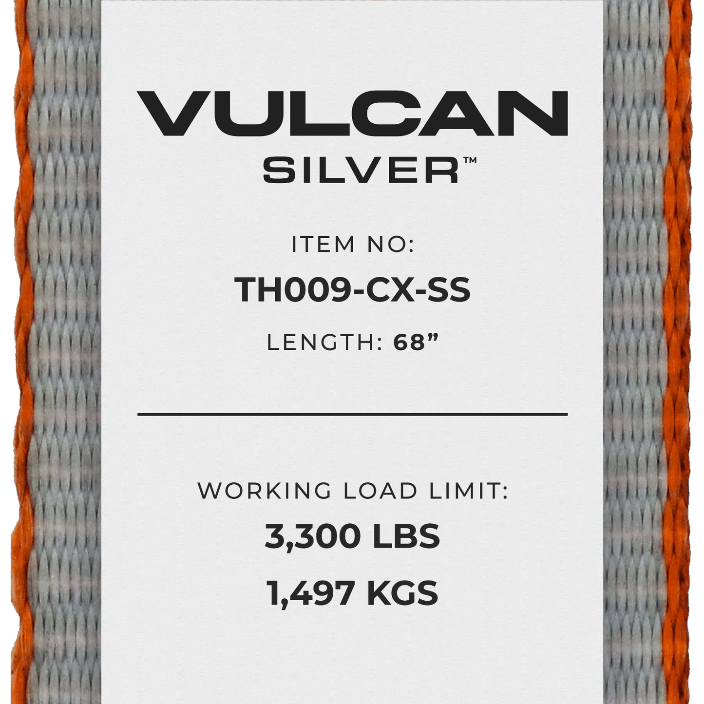 VULCAN Car Tie Down with Chain Anchors - Side Rail - 4 Pack - Silver Series - 3,300 Pound Safe Working Load