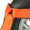 VULCAN Car Tie Down with Flat Hooks - Flat Bed Side Rail - 3,300 Pound Safe Working Load