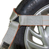 VULCAN Car Tie Down with Flat Hooks - Flat Bed Side Rail - 3,300 Pound Safe Working Load