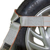 VULCAN Car Tie Down with Chain Anchors - Flat Bed Side Rail - 3,300 Pound Safe Working Load
