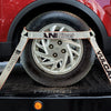 VULCAN Car Tie Down with Chain Anchors - Flat Bed Side Rail - 3,300 Pound Safe Working Load