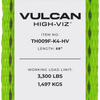 VULCAN Car Tie Down with Flat Hooks - Flat Bed Side Rail - 3,300 Pound Safe Working Load