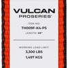 VULCAN Car Tie Down with Flat Hooks - Flat Bed Side Rail - 3,300 Pound Safe Working Load